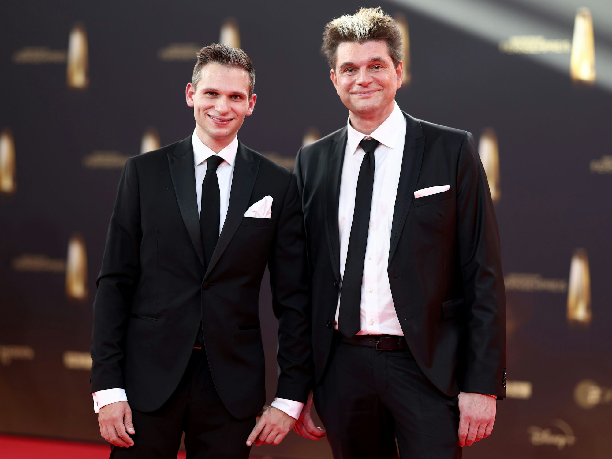 Lutz van der Horst und Fabian Köster beim Deutschen Fernsehpreis.