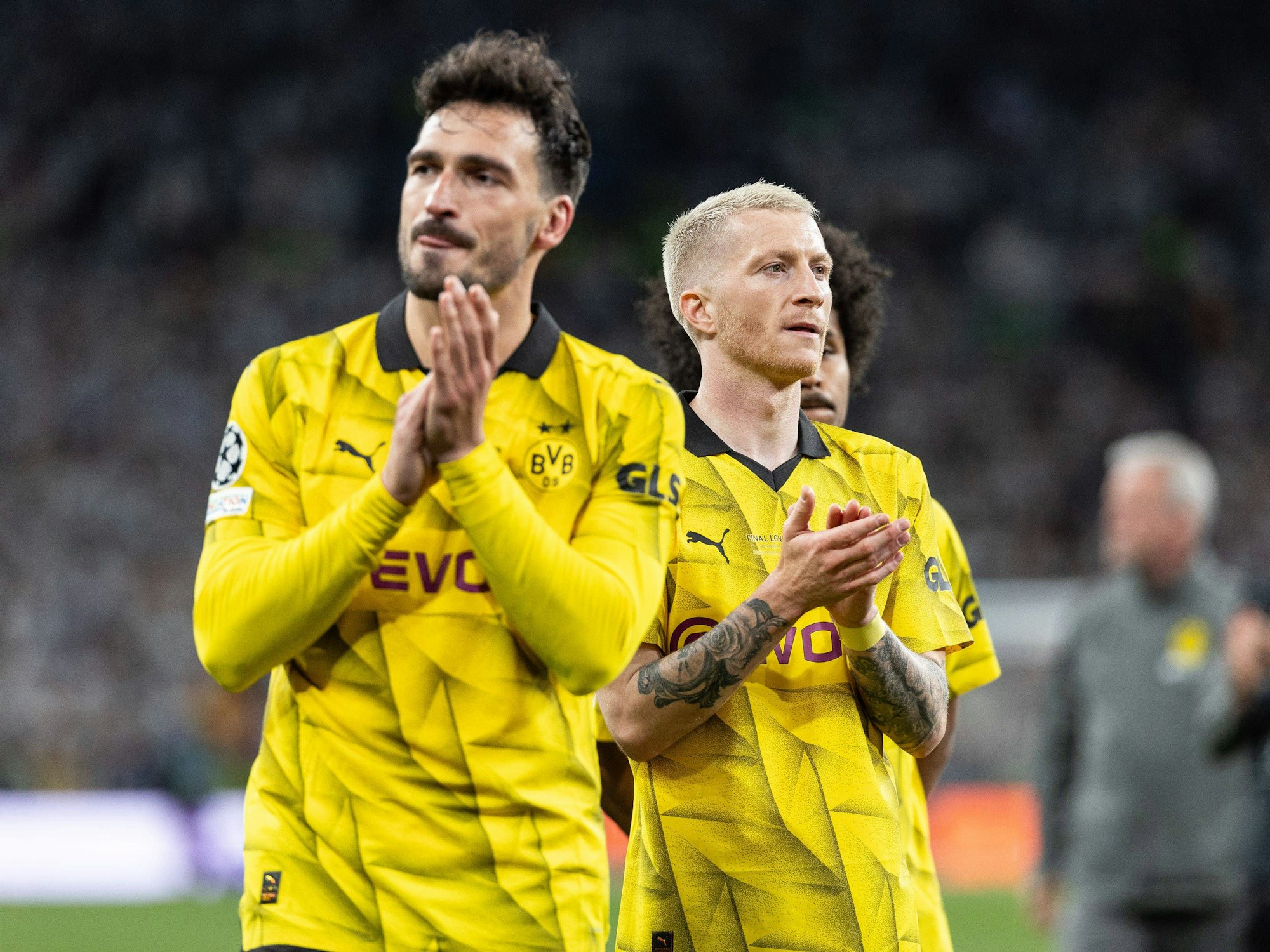 Marco Reus und Mats Hummels nach dem verlorenen Champions-League-Finale.