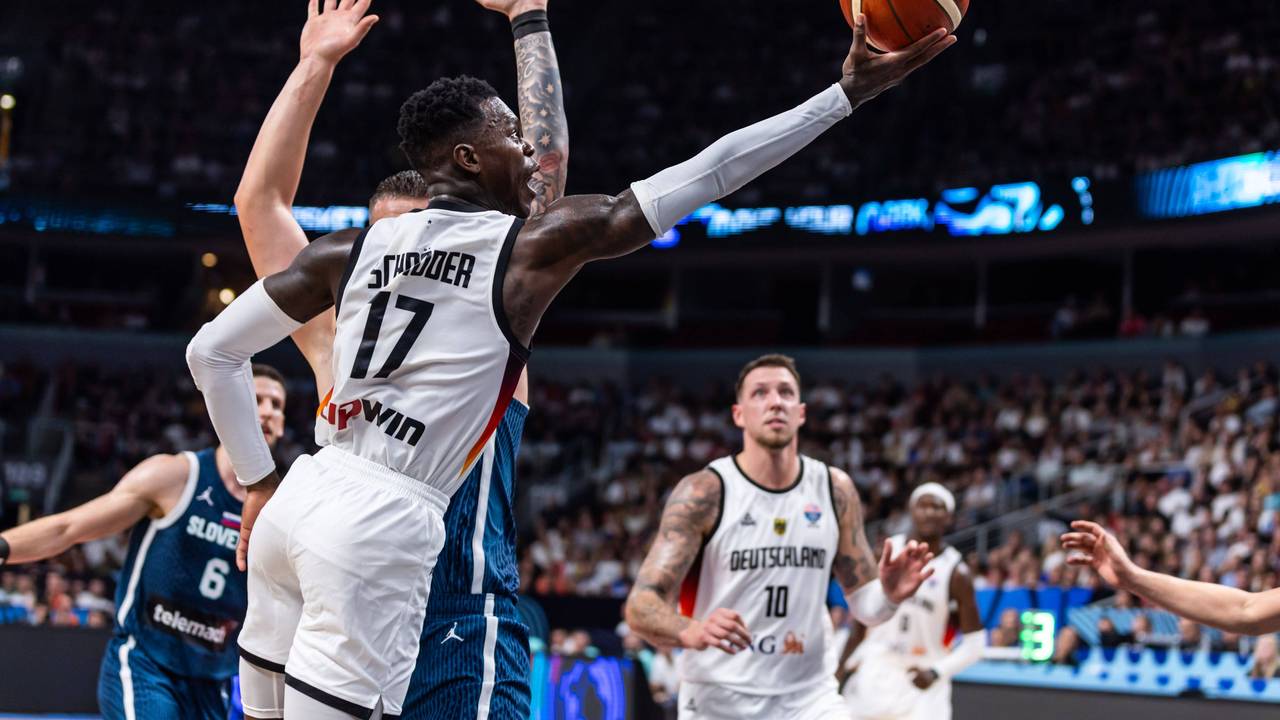 Dennis Schröder im Viertelfinale gegen Slowenien.