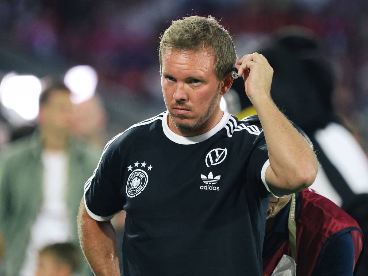 Julian Nagelsmann beim Deutschland-Spiel gegen Nordirland in der WM-Qualifikation.
