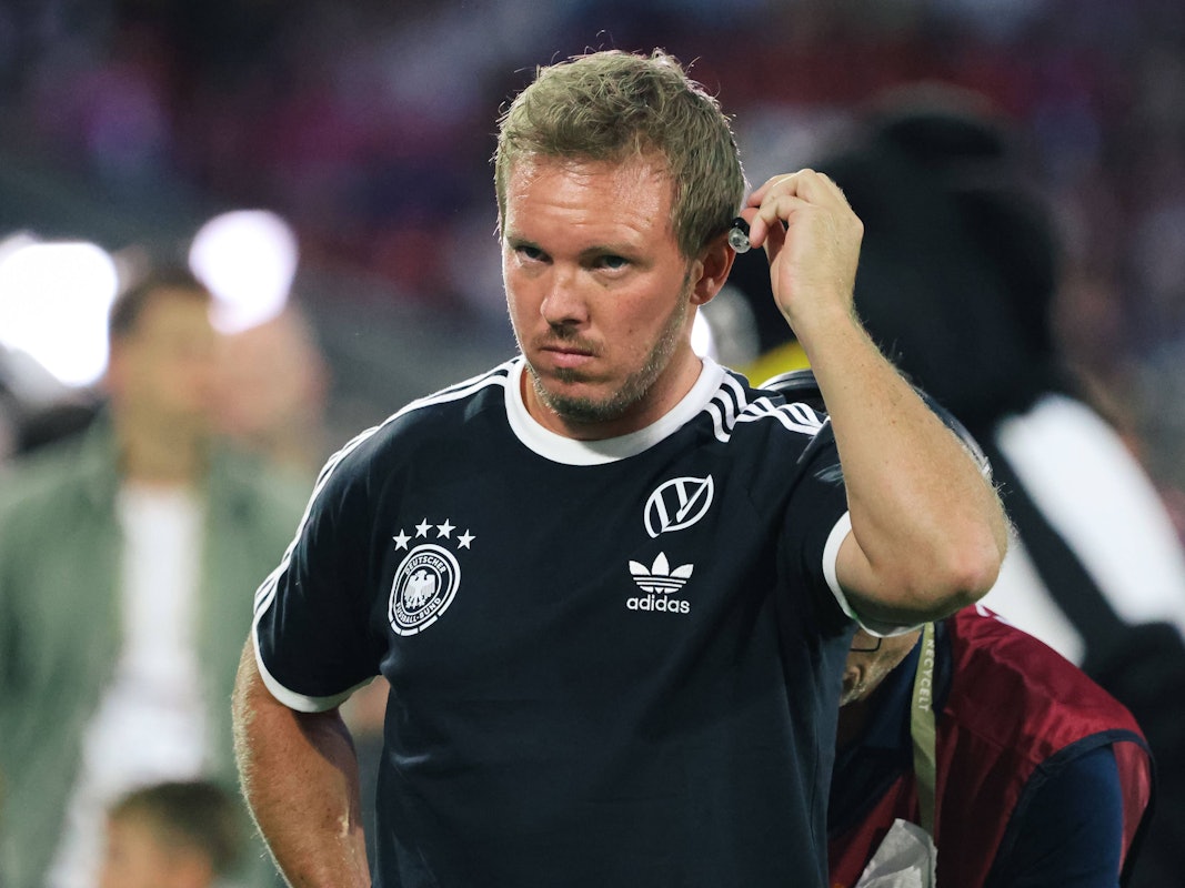 Julian Nagelsmann beim Deutschland-Spiel gegen Nordirland in der WM-Qualifikation.