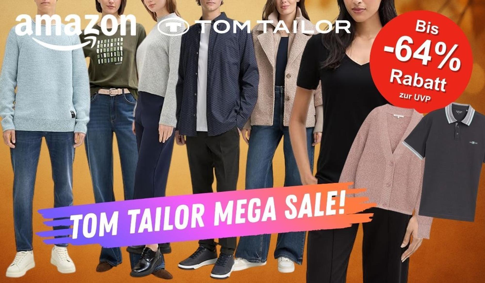 Tom Tailor Kleidung getragen von Models: Jeans, Shirts, Jacken, Pullover und mehr für Damen und Herren.