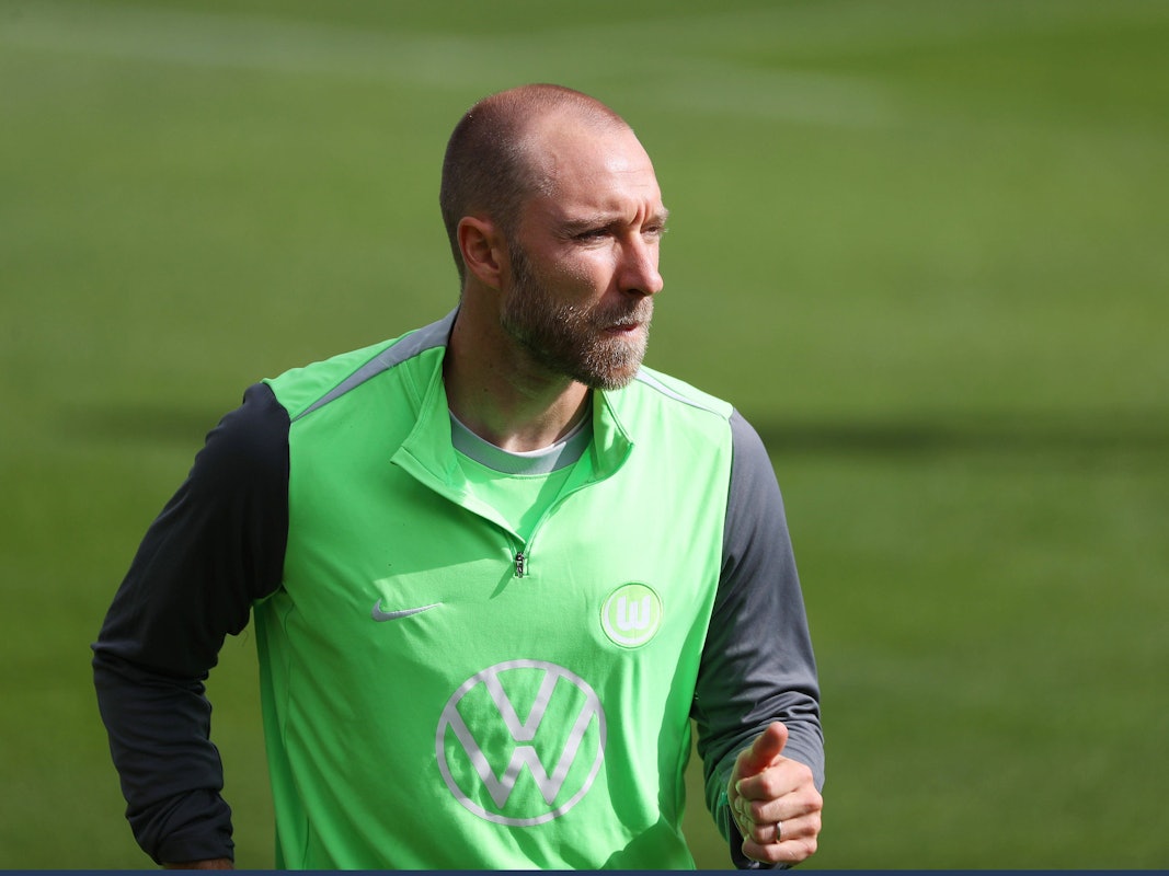 Christian Eriksen im Training des VfL Wolfsburg.