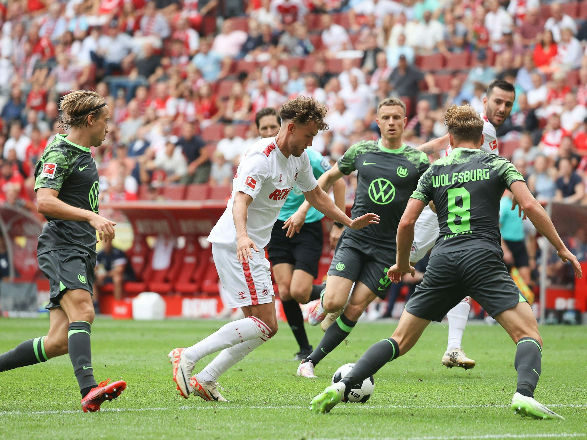 Luca Waldschmidt im Spiel gegen Wolfsburg.