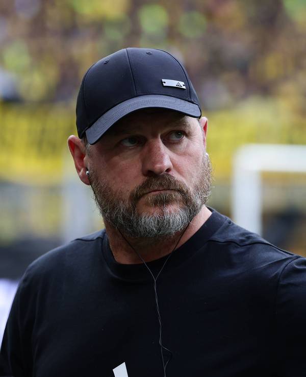 Steffen Baumgart beim Spiel Borussia Dortmund gegen Union Berlin am 31. August 2025.