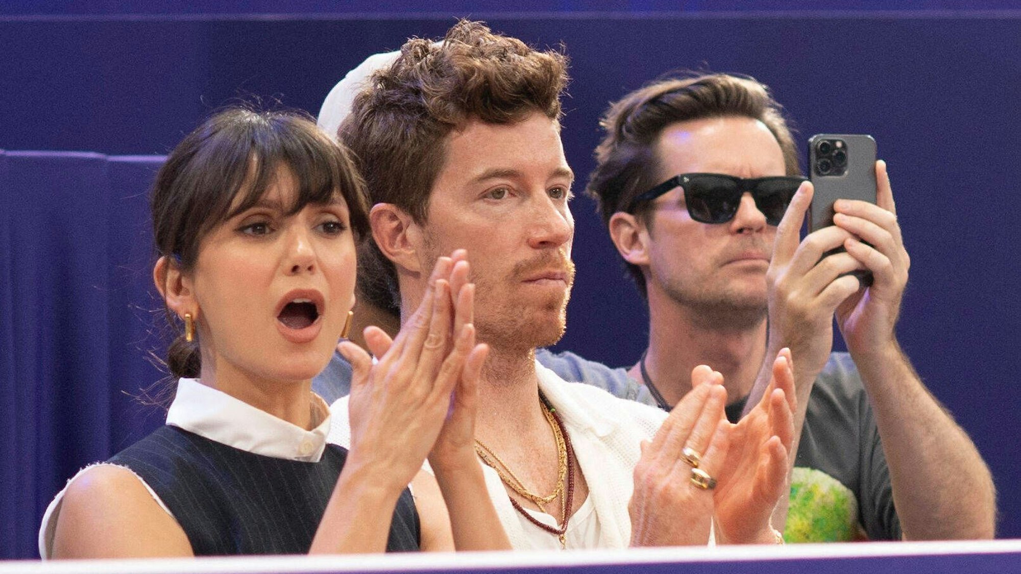 Nina Dobrev und Shaun White bei einem Olympia-Besuch in Paris.