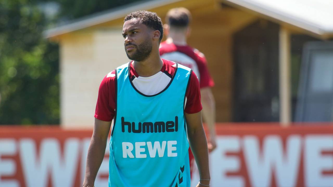 Linton Maina im Trainingslager.