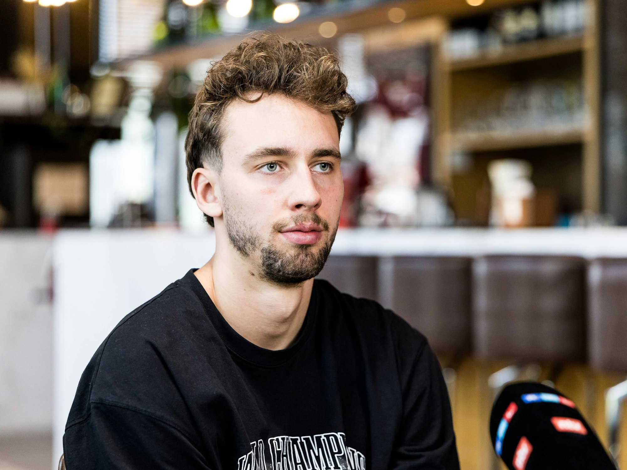 Franz Wagner bei der Medienrunde am 11. September 2025.