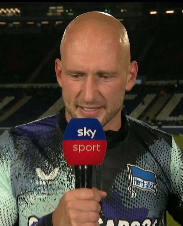 Toni Leistner im TV-Interview bei Sky.