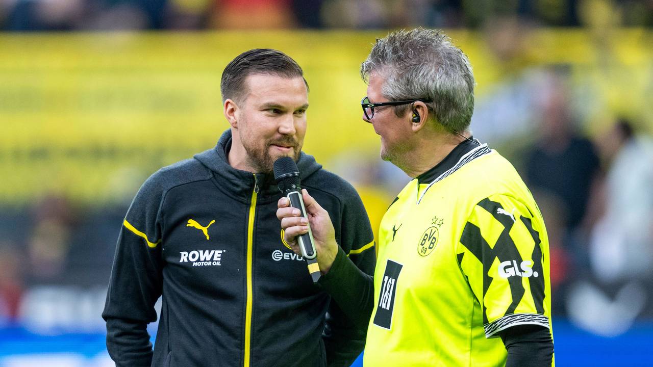 Ex-BVB-Profi Kevin Großkreutz im Interview mit Stadionsprecher Norbert Dickel.