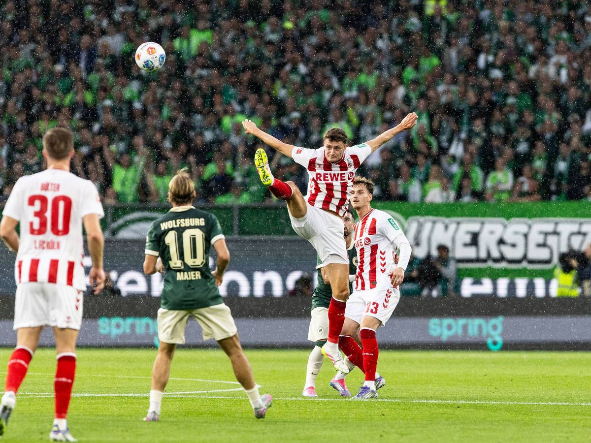 Eric Martel im Spiel gegen den VfL Wolfsburg.