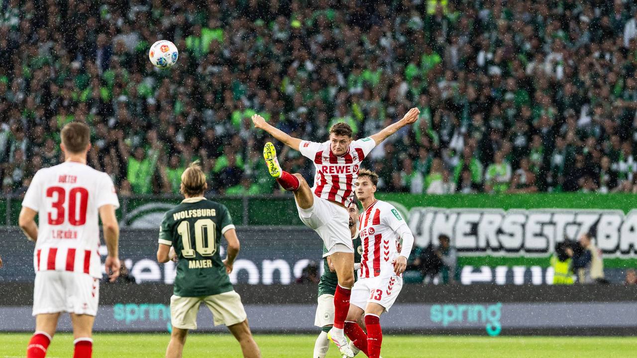 Eric Martel im Spiel gegen den VfL Wolfsburg.