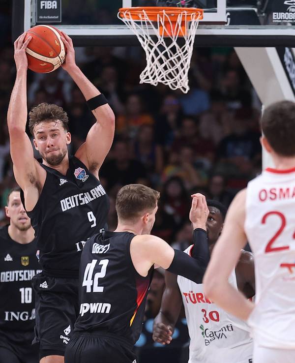 Franz Wagner mit vielen Punkten im Finale gegen die Türkei.