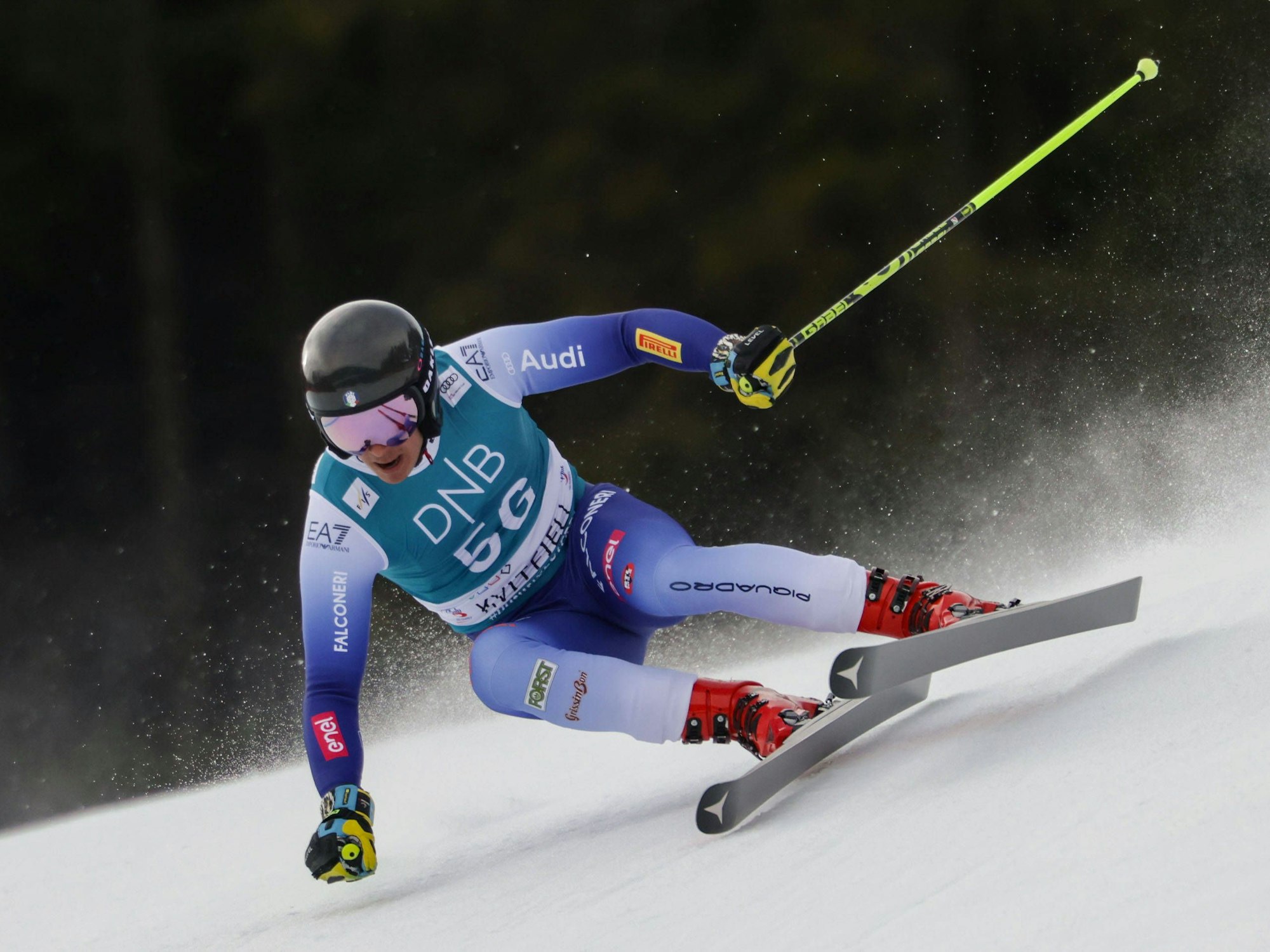 Matteo Franzoso während eines Rennens.