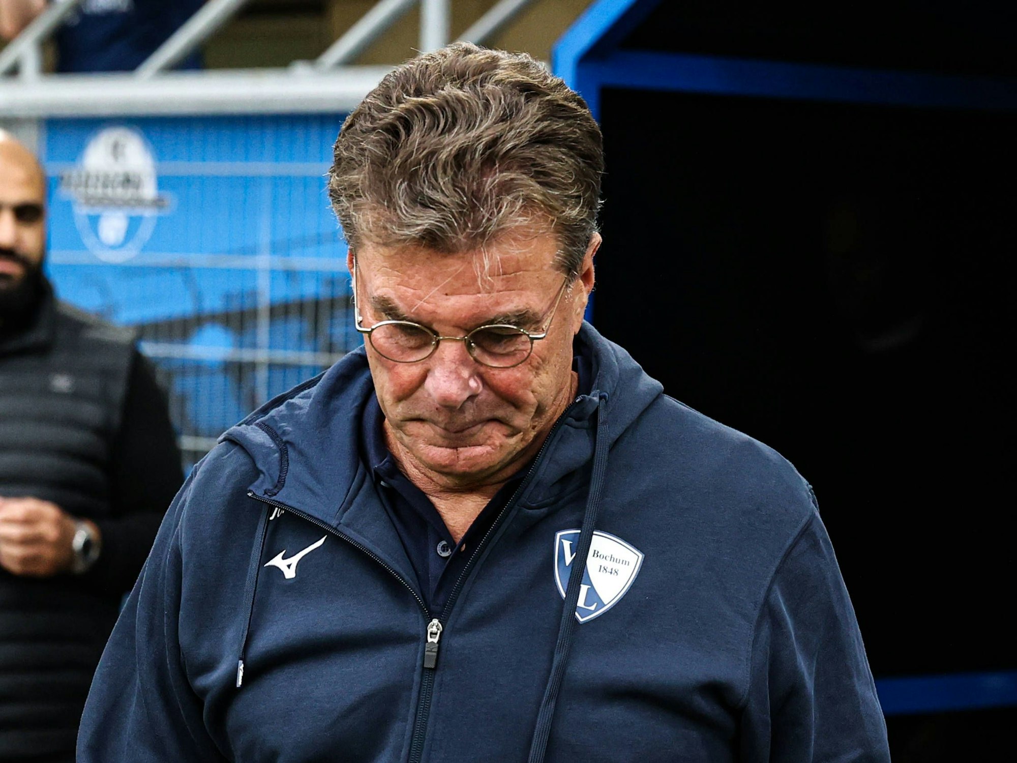 Dieter Hecking mit zerknirschtem Blick.