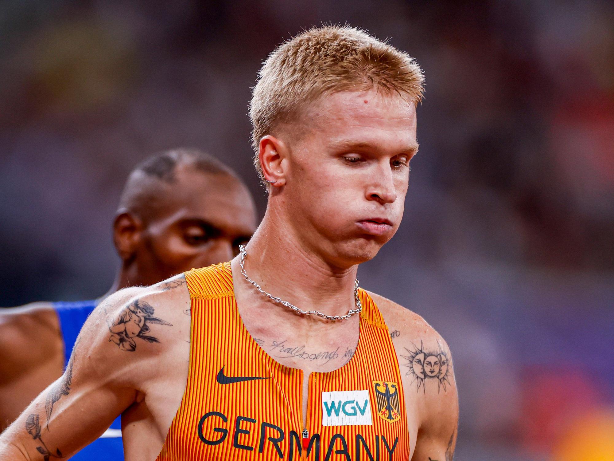 Robert Farken im Halbfinale über 1500 Meter der WM in Tokio.