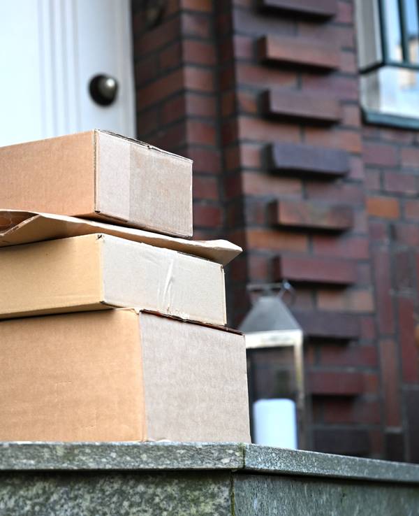 Mehrere Pakete liegen vor einer Tür. Wie gut sind die Paketdienste wirklich? (Symbolfoto)