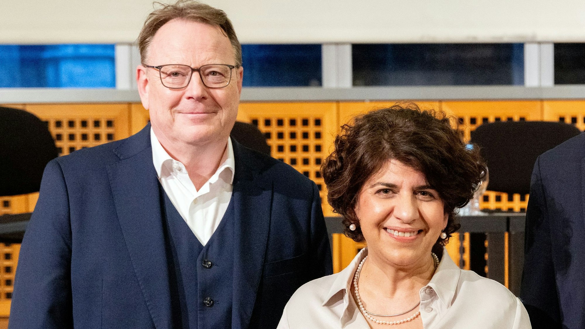 Torsten Burmester (SPD) und Berivan Aymaz (Grüne) gehen in Köln in die Stichwahl.