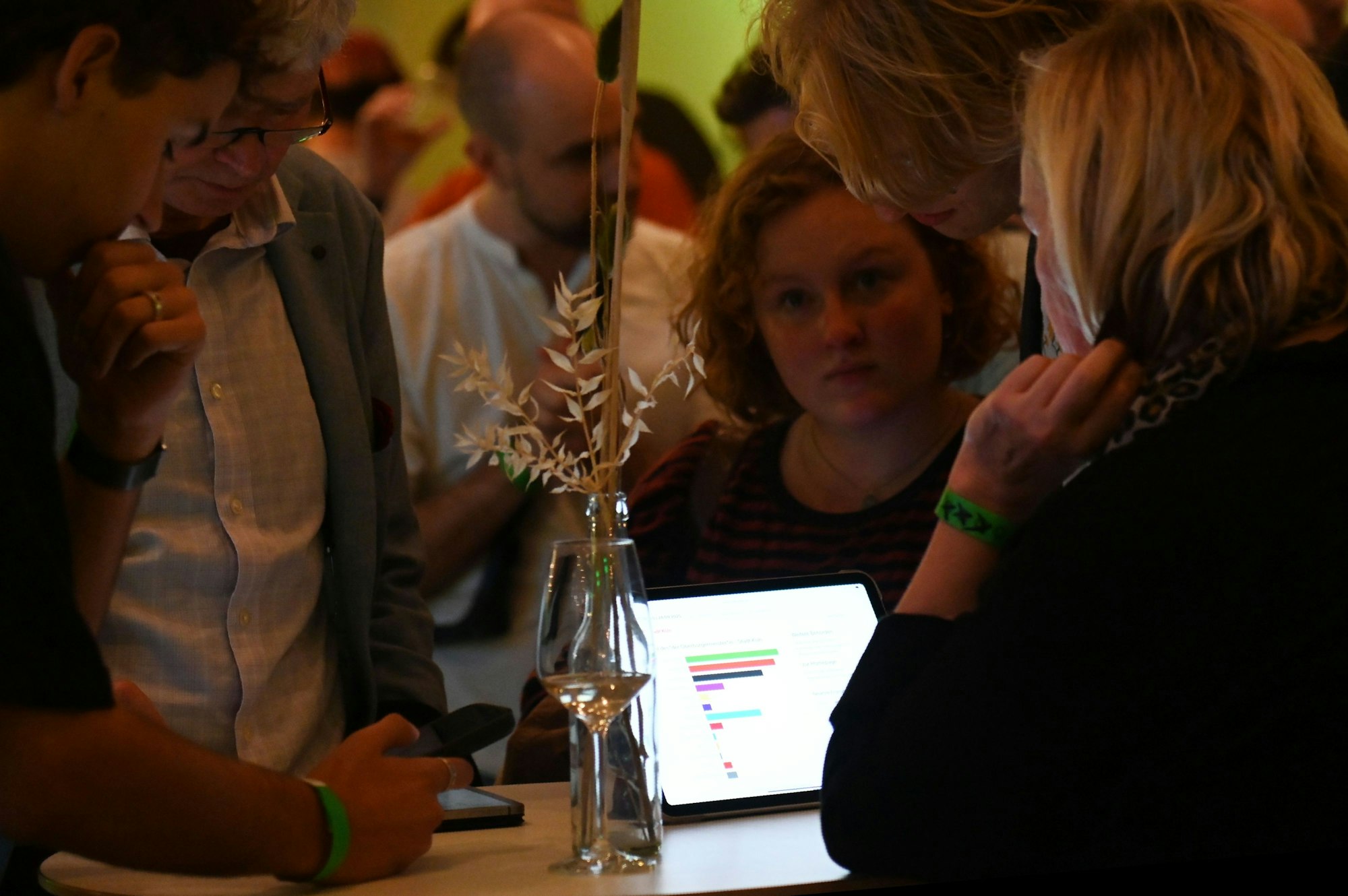 14.09.2025 Köln. Kommunalwahl 2025 B90/Die Grünen: Wahlabend der Kölner Grünen im Gürzenich. Foto: Alexander Schwaiger