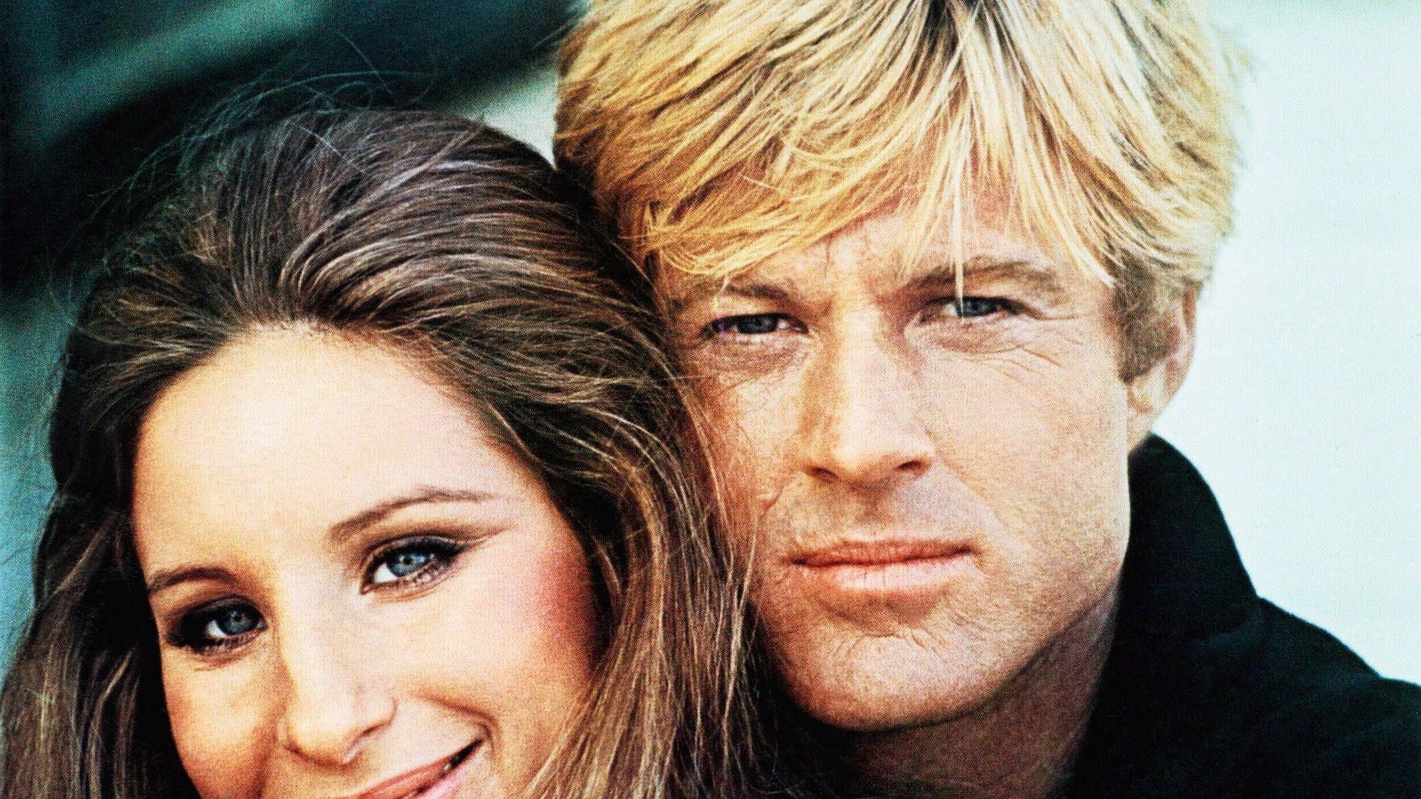 Barbra Streisand neben Robert Redford.