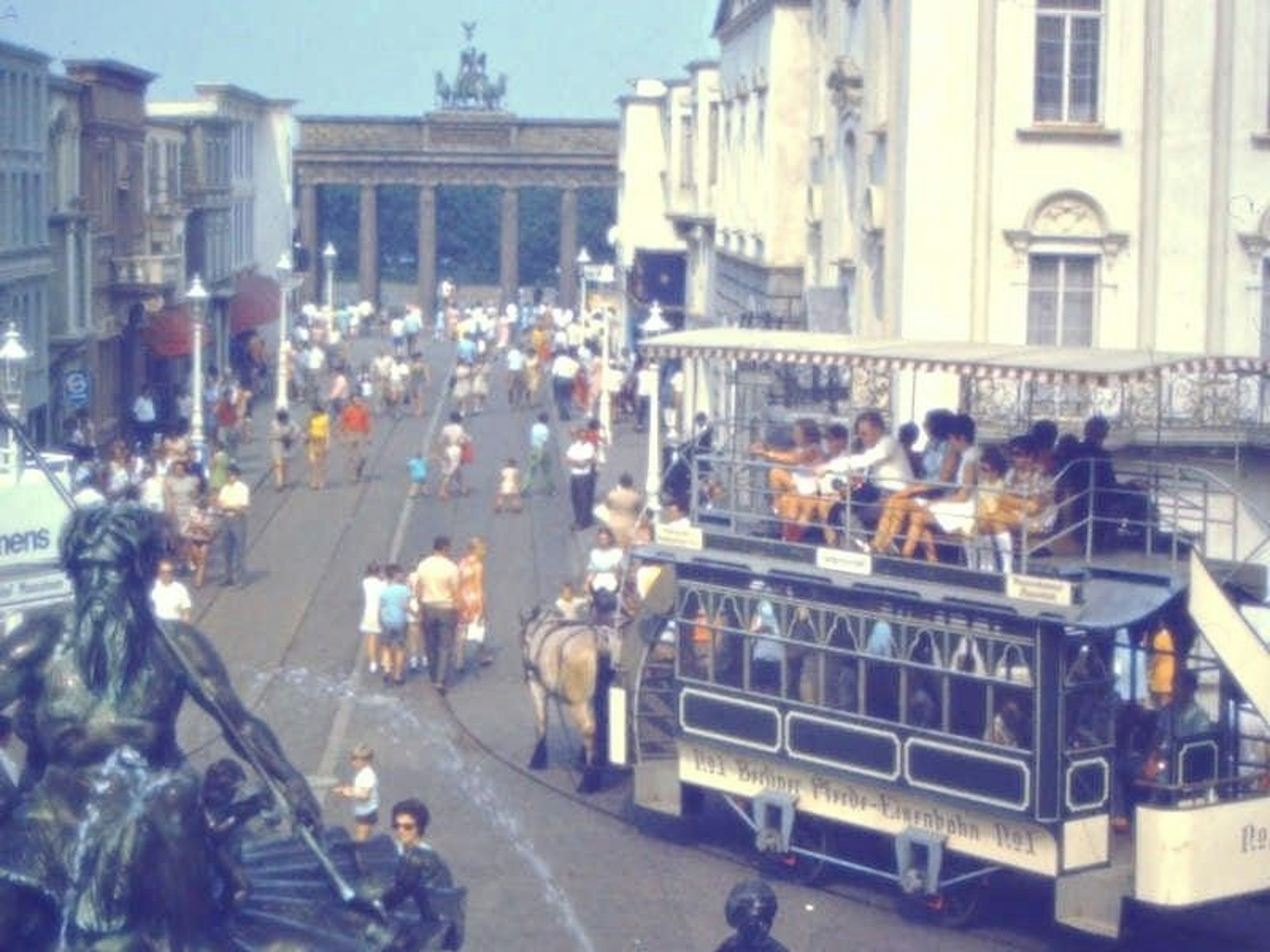 Historisches Foto vom Phantasialand bzw. der Familie Schmidt