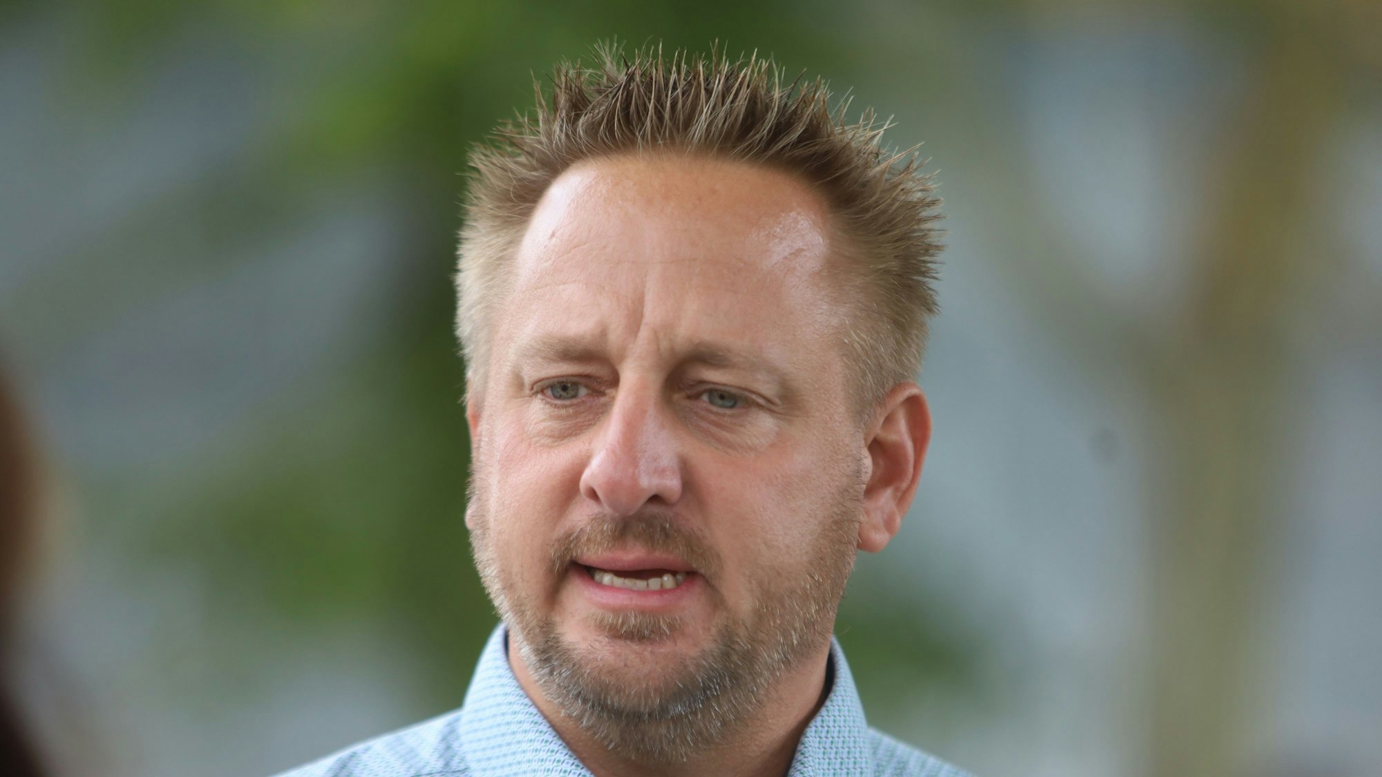 16.09.2025, Köln: Der Betriebsratsvorsitzender von Ford Benjamin Gruschka.