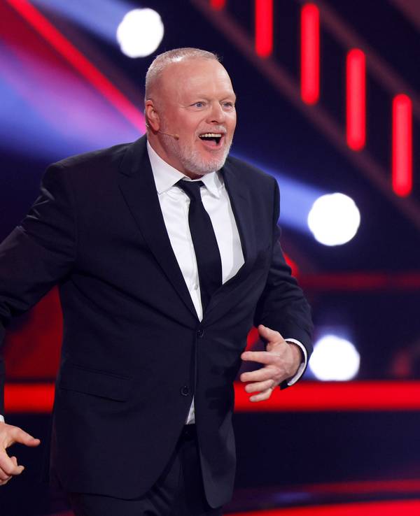 Stefan Raab (hier im März bei „Let's Dance“) sorgte mit einem nackten Penis in seiner neuen Show für Wirbel.