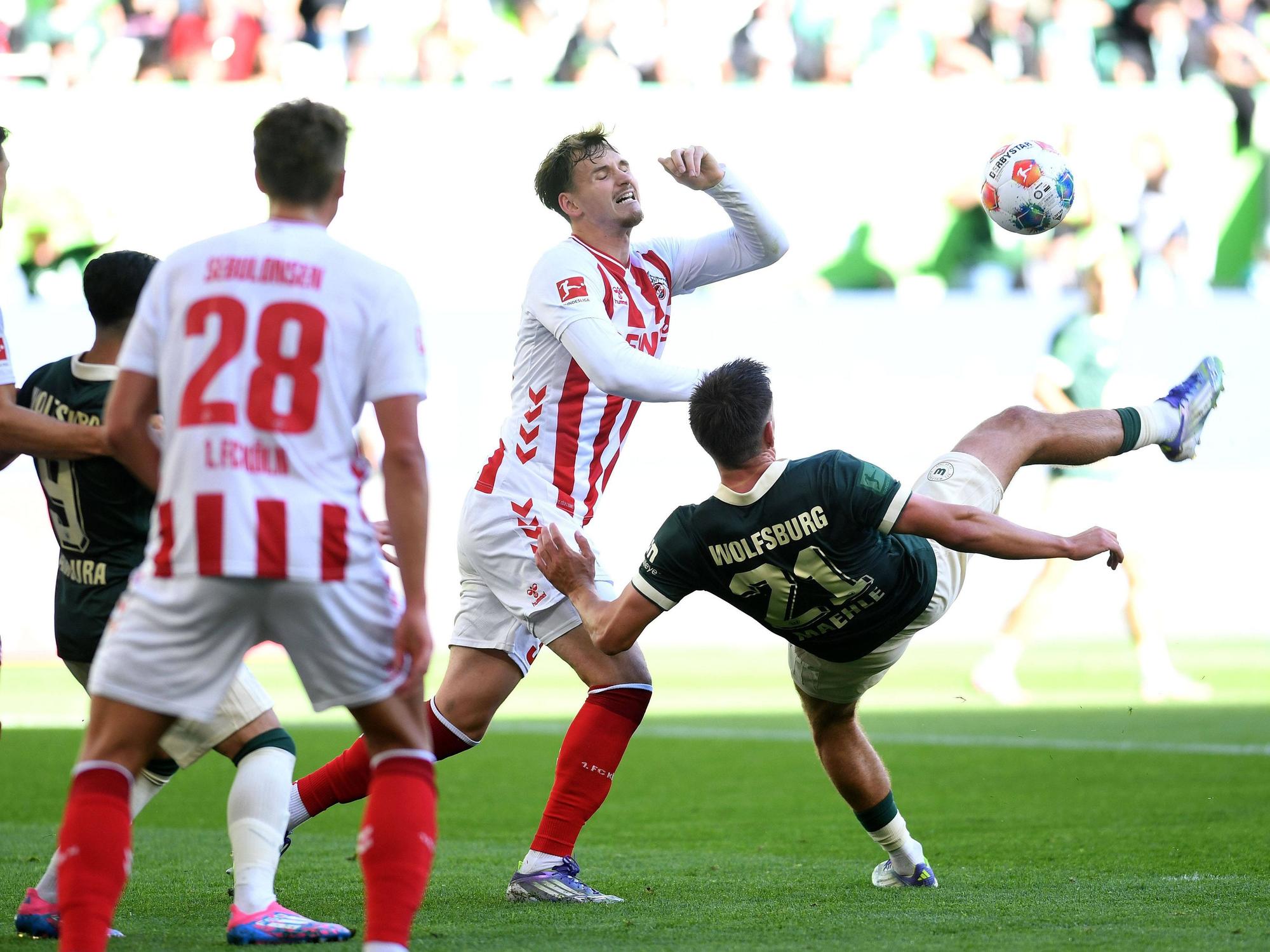 Rav van den Berg im Spiel gegen Wolfsburg.