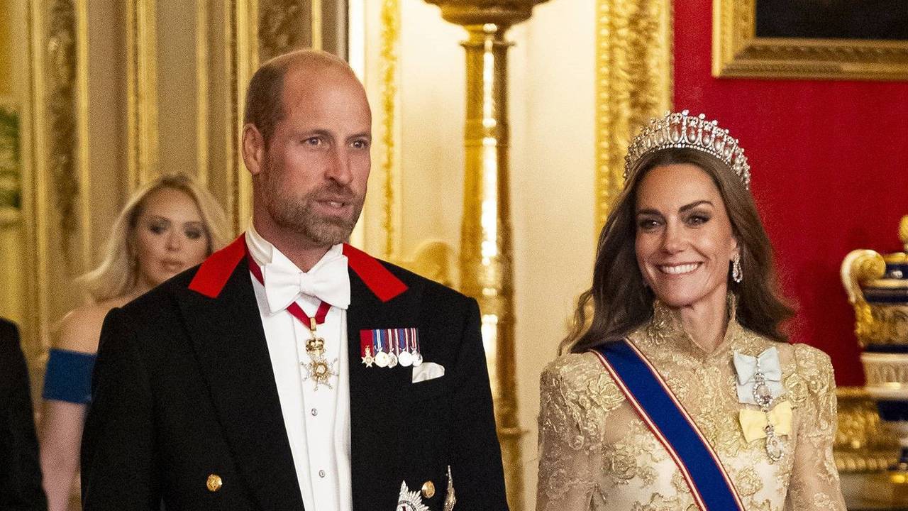 Prinzessin Kate zog beim Staatsbankett neben Prinz WIlliam alle Blicke auf sich.