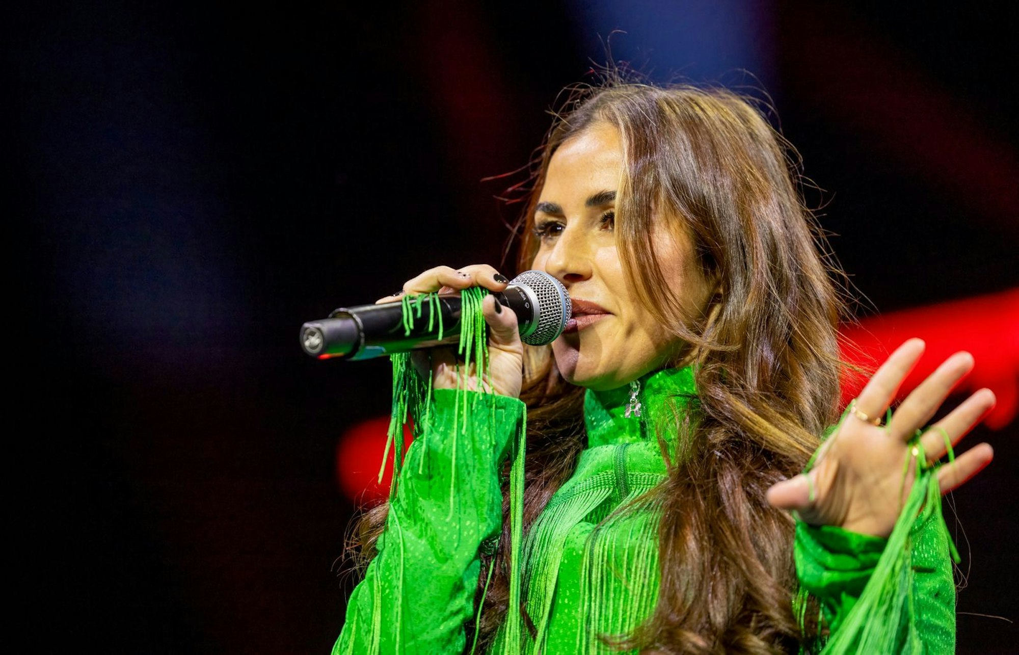 Sarah Engels wurde einst bei DSDS bekannt. Jetzt steht ein neuer Karriereschritt für sie an. (Bild: 2024 Jakubaszek/Getty Images)