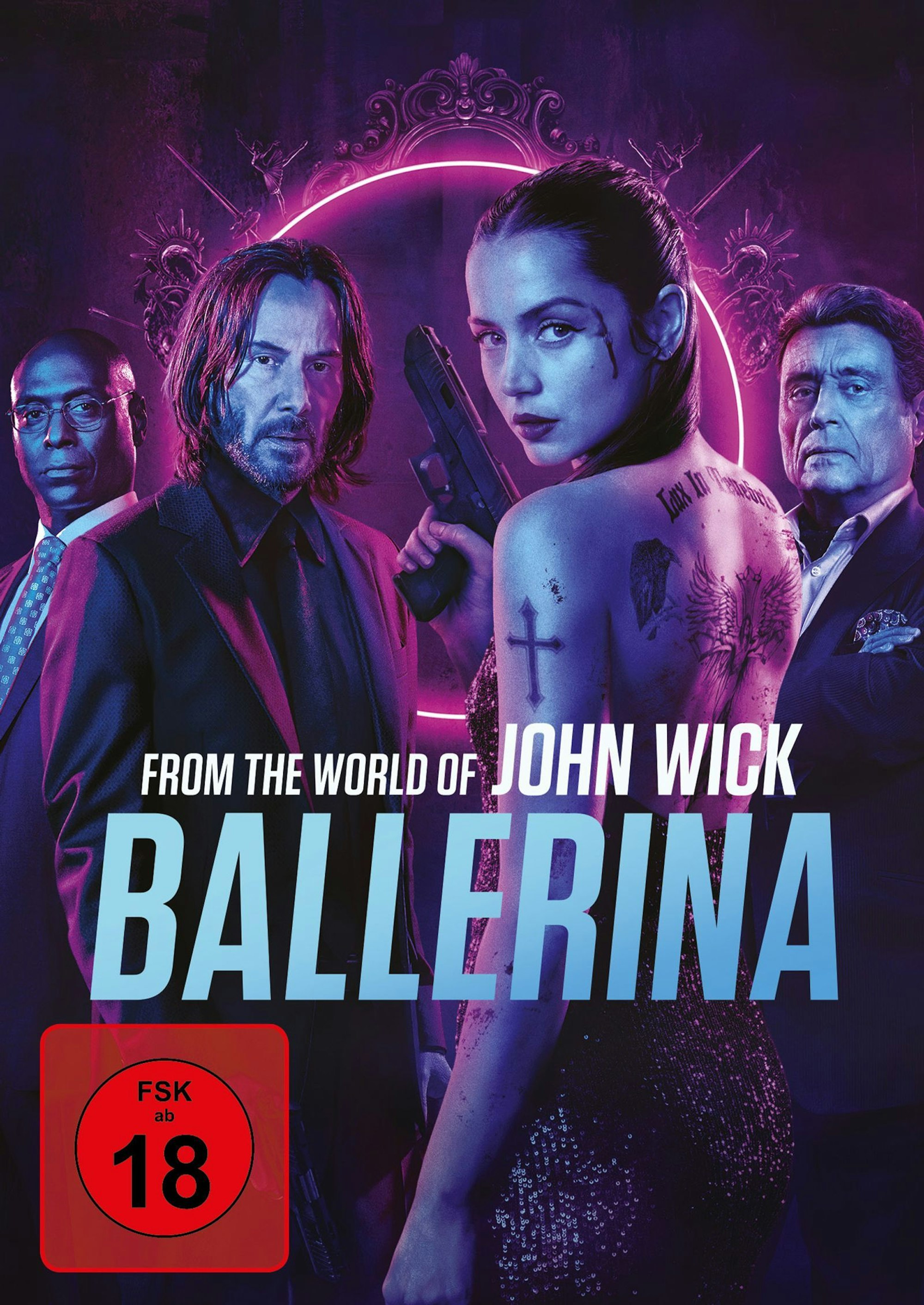 „Ballerina“ ist ein mit Spannung erwartetes „John Wick“-Spin-off mit Ana de Armas in der Hauptrolle und Keanu Reeves in einer Nebenrolle. (Bild: Leonine)