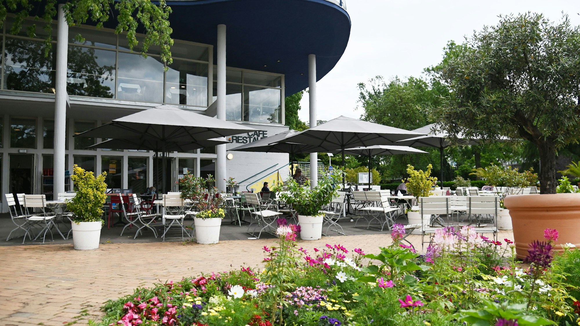 Das Café im Rheinpark
