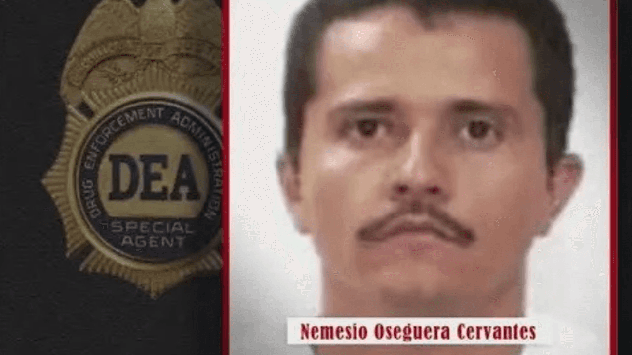 Fahndungsfoto von Nemesio Oseguera Cervantes, „El Mencho“.