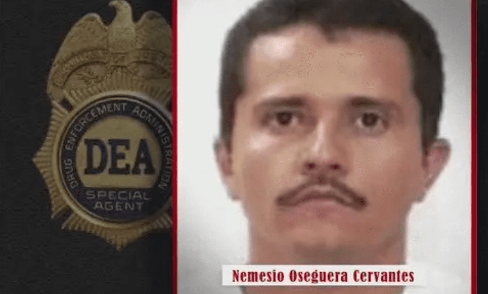 Fahndungsfoto von Nemesio Oseguera Cervantes, „El Mencho“.