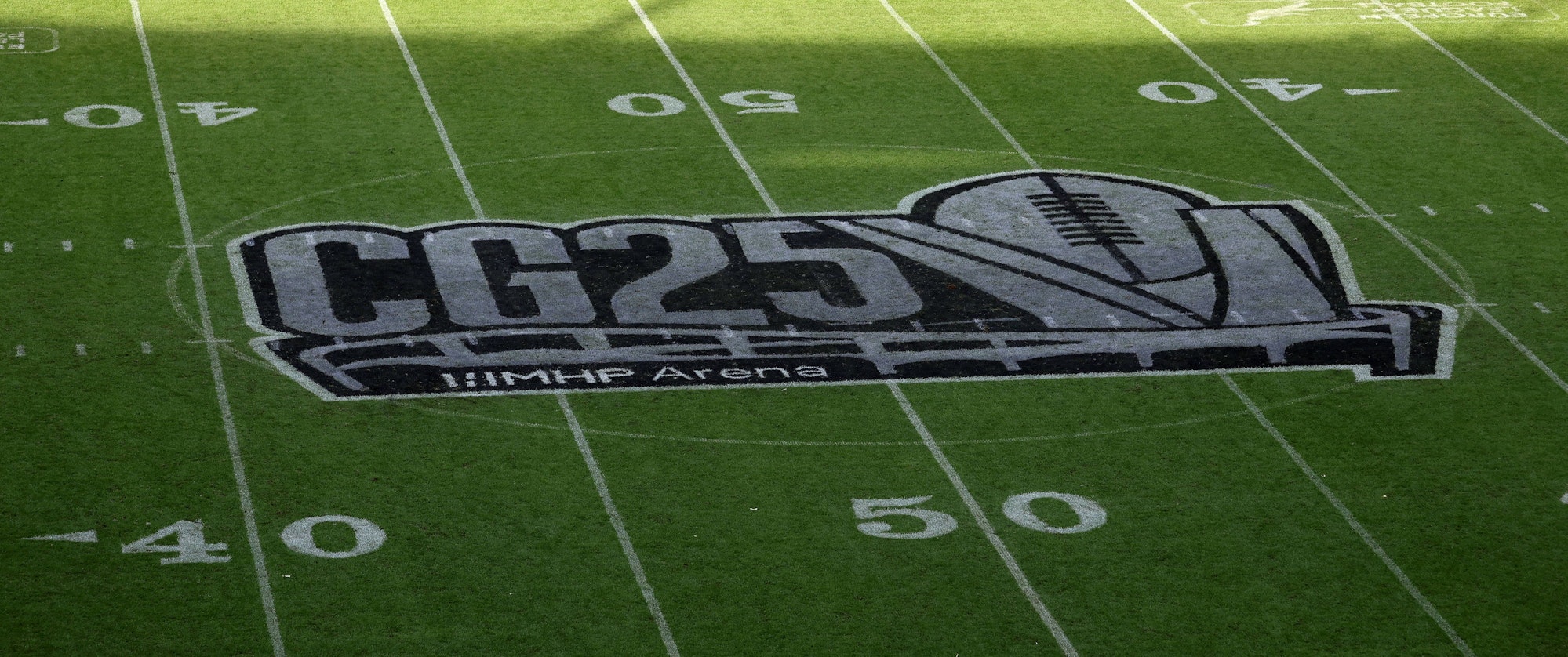 Das Logo des Championship Games am 7. September 2025 in der Stuttgarter MHP Arena.