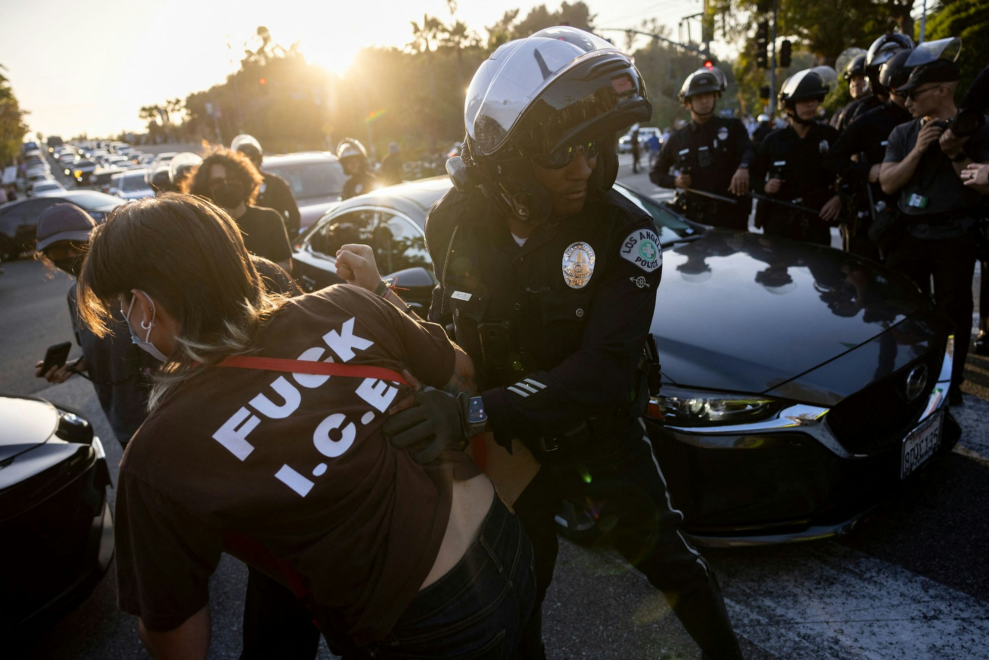 Proteste in Los Angeles gegen Trumps ICE