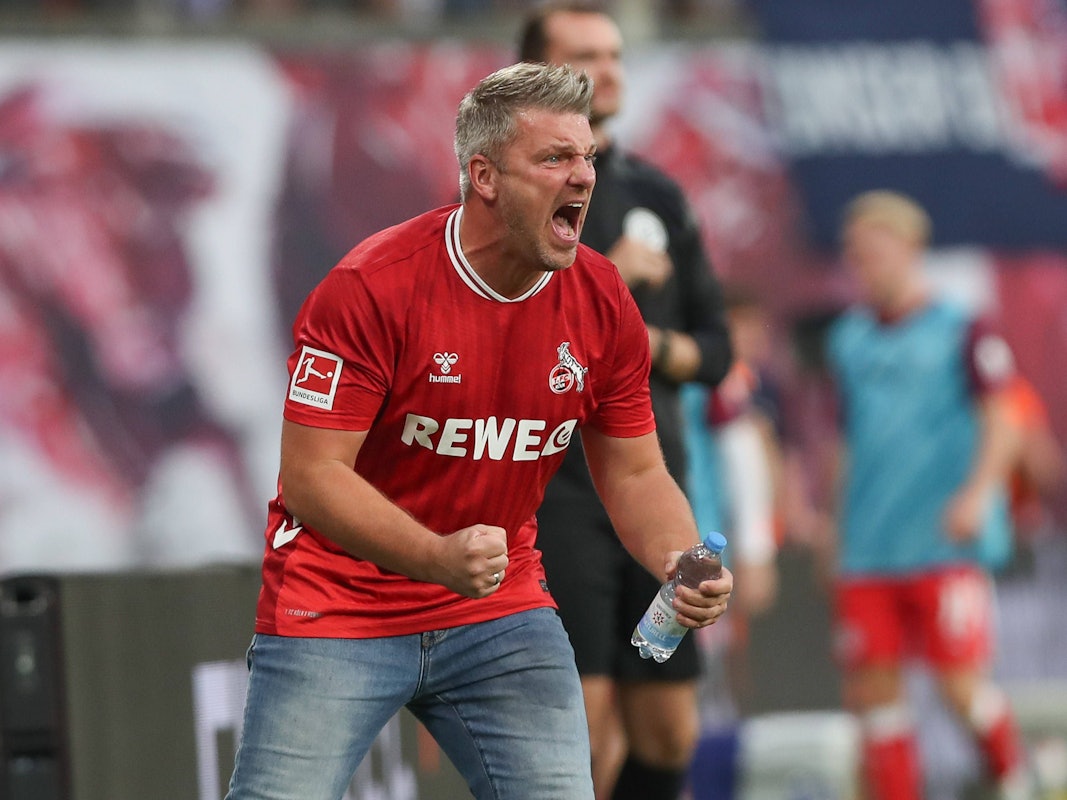 Lukas Kwasniok bejubelt einen Treffer.