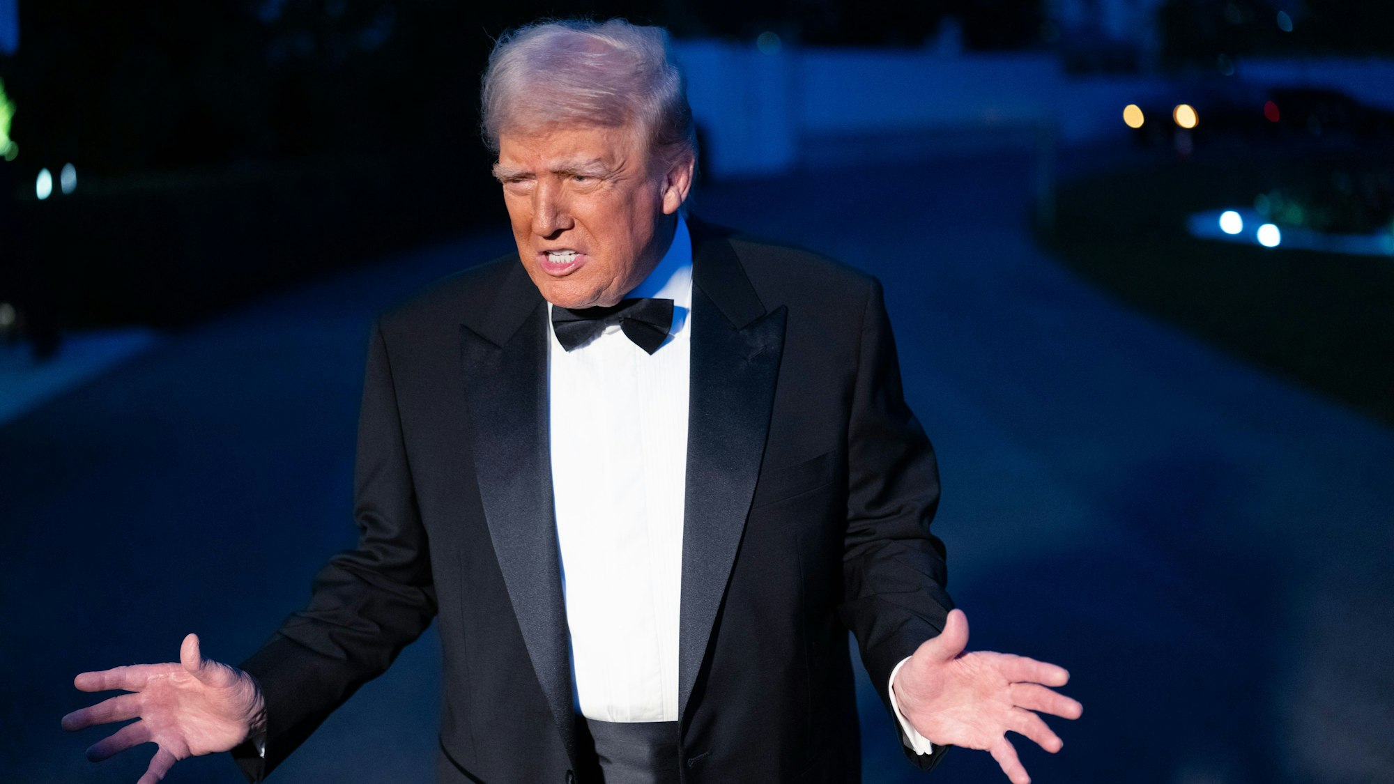 Donald Trump im Smoking