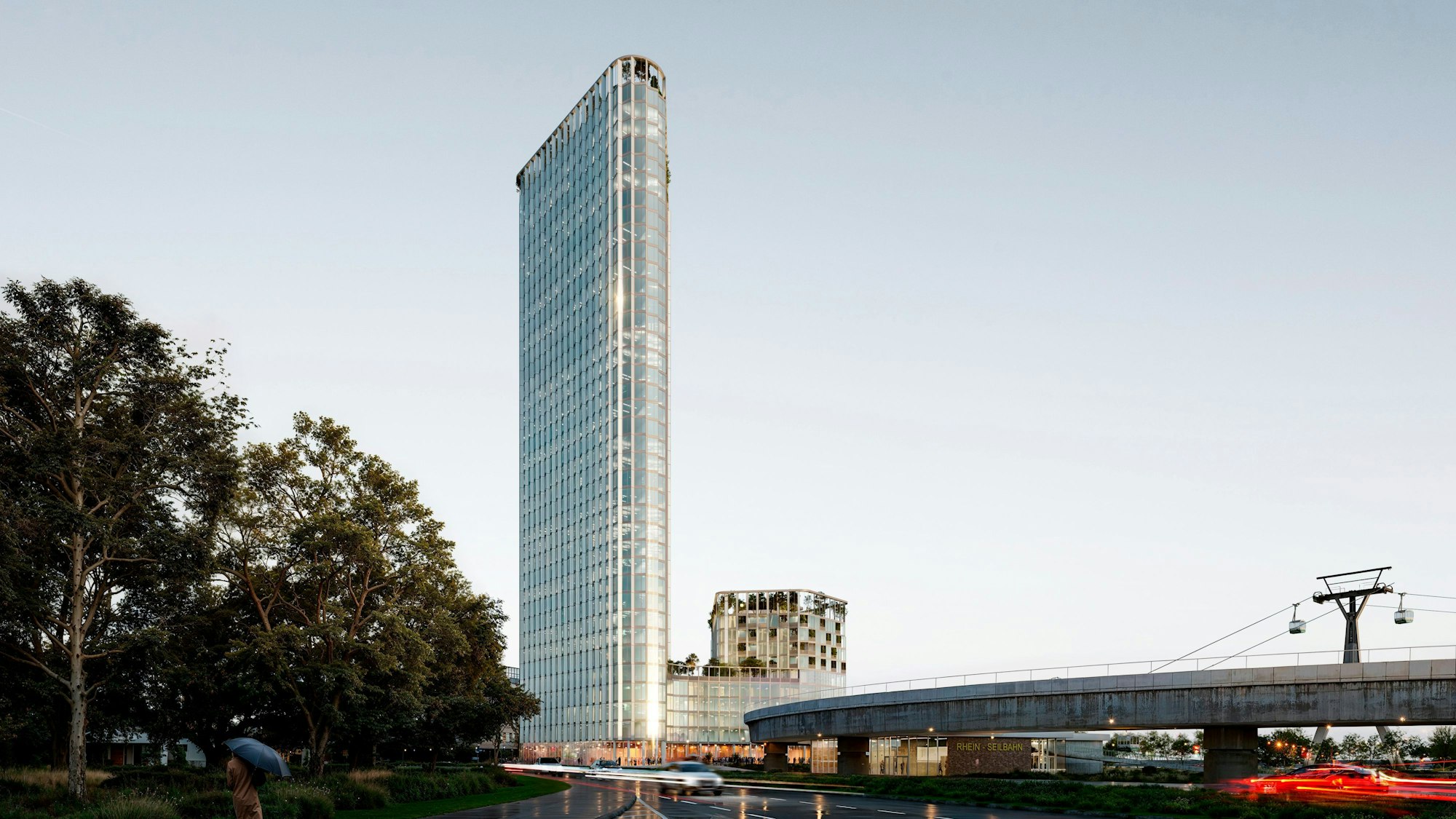 So sieht der Sieger des Architektenwettbewerbs für das DEVK-Hochhaus aus.
