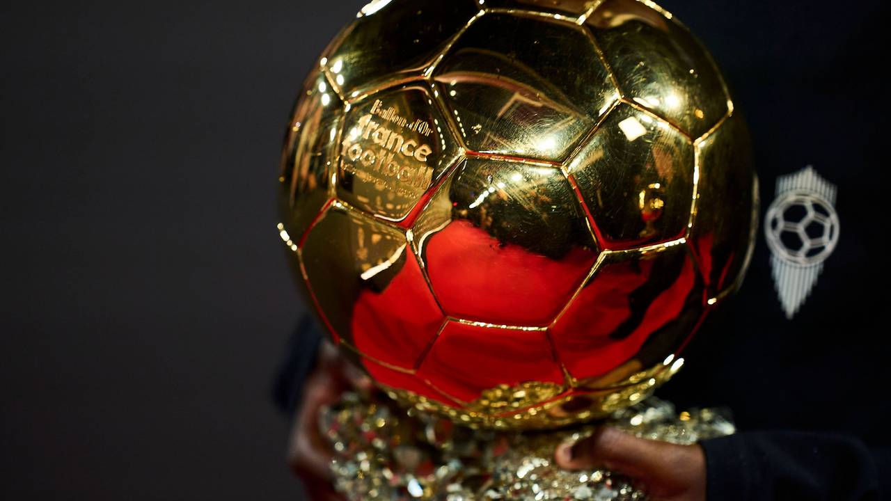 Der Ballon d'Or in Nahaufnahme.