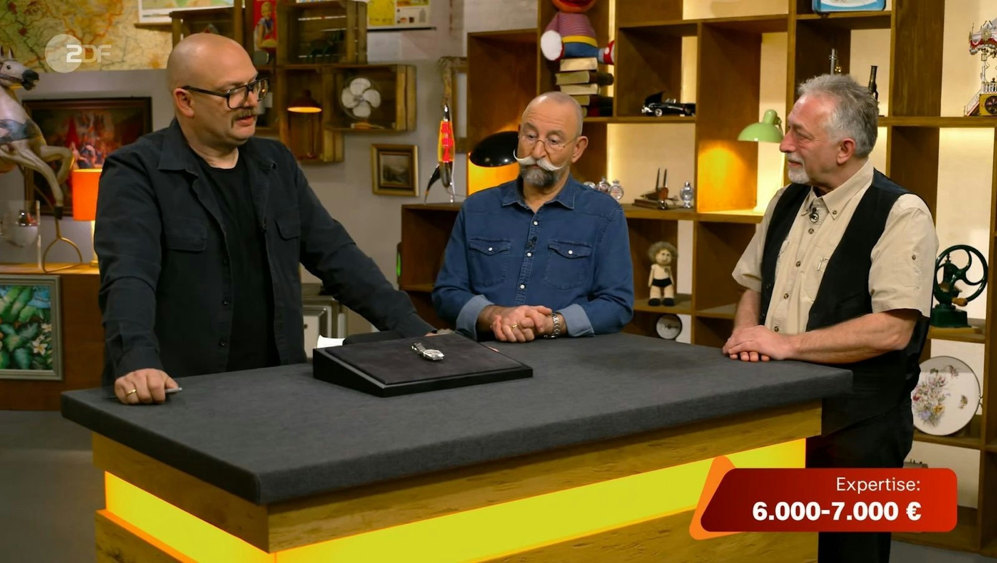 Der Experte bestätigte: 6.000 bis 7.000 Euro seien absolut realistisch. (Bild: ZDF)