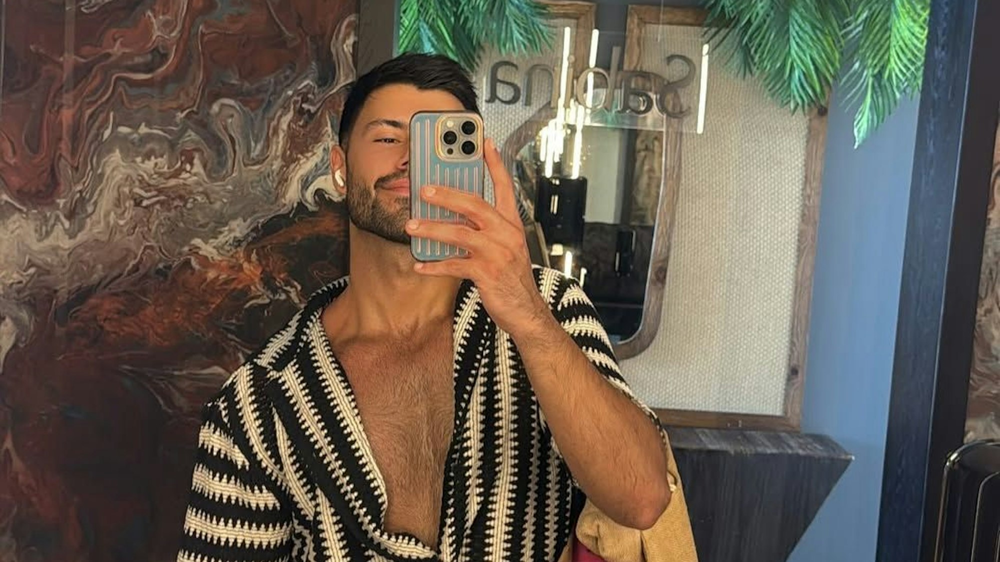 Martin Angelo bei einem Selfie