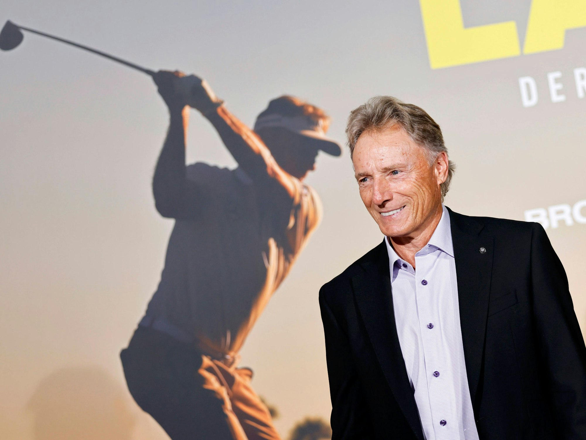 Golfprofi Bernhard Langer bei der Premiere des Dokumentarfilms „Bernhard Langer - Der ewige Champion“ im Cinedom