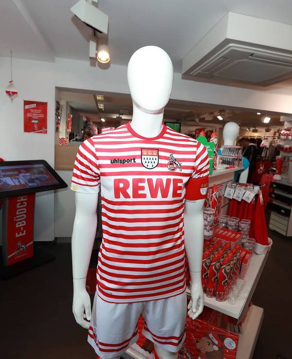 Das Karnevalstrikot des 1. FC Köln aus der Saison 2018/19.
