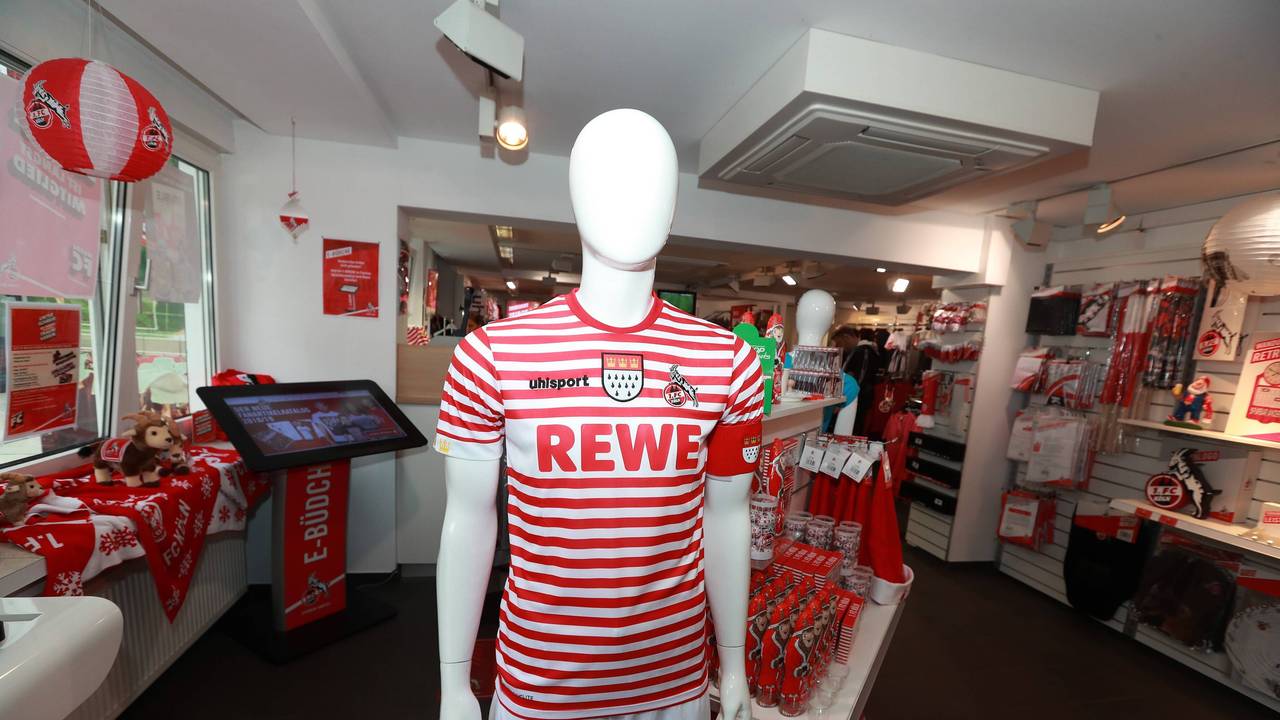 Das Karnevalstrikot des 1. FC Köln aus der Saison 2018/19.