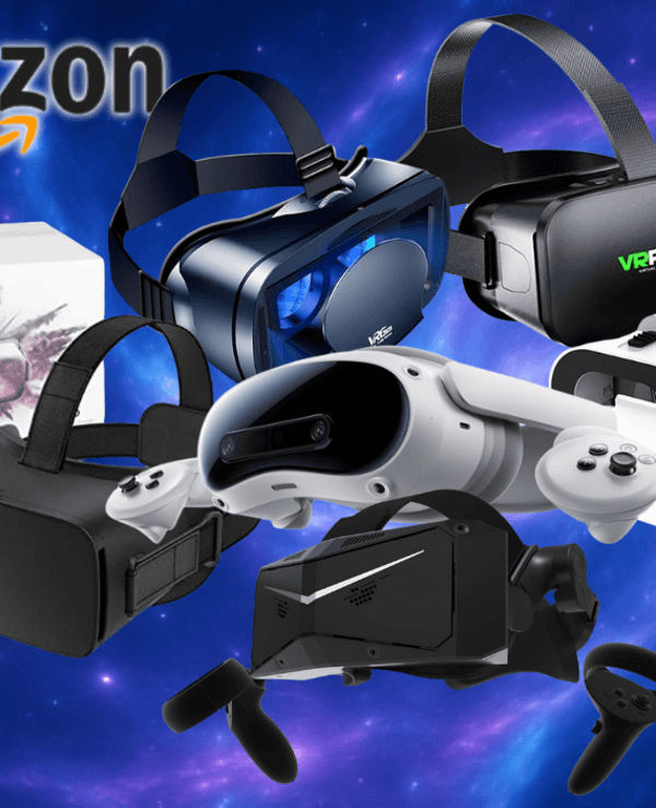 Auf dem Bild sind mehrere VR Brillen zu sehen mi