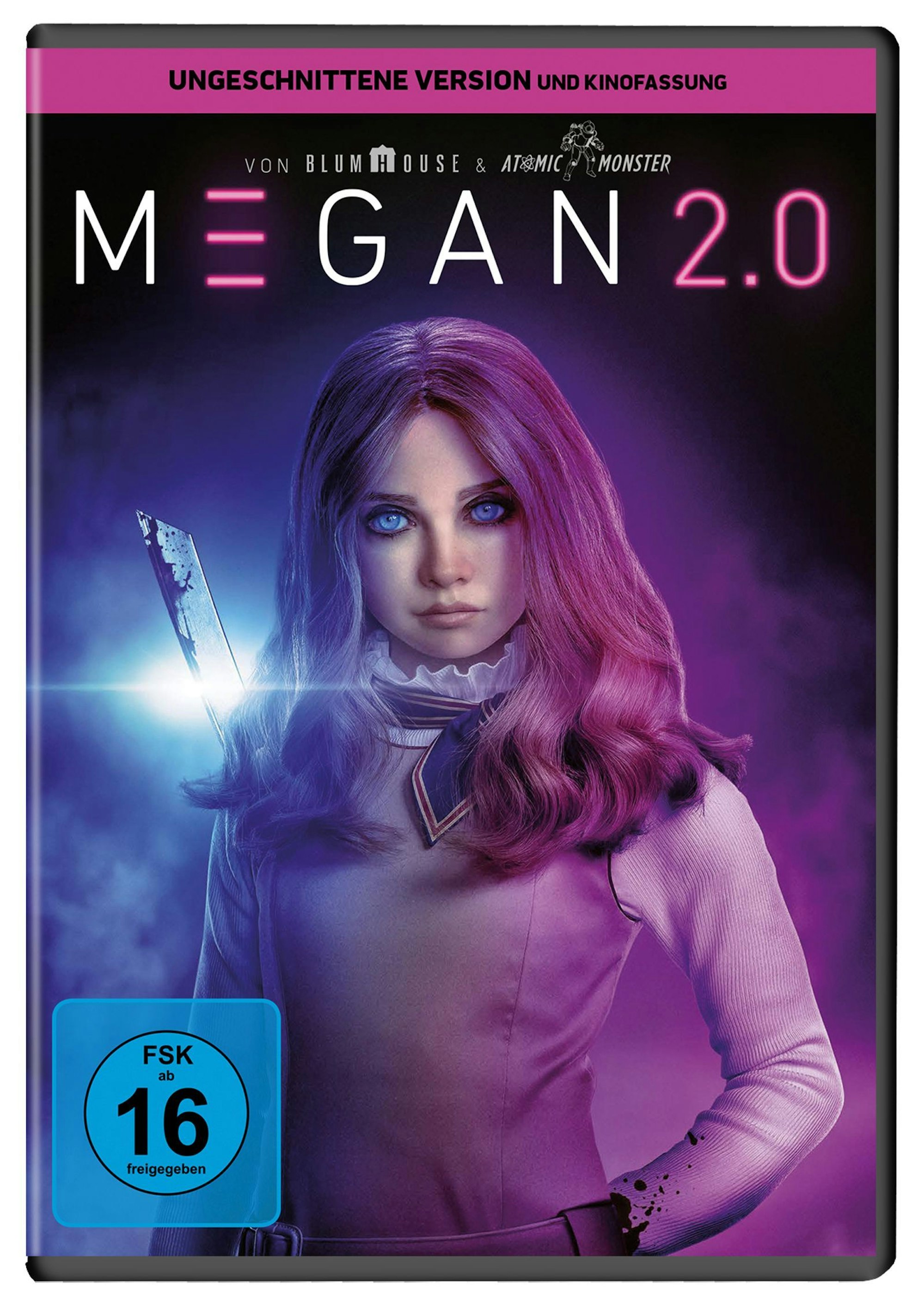 M3GAN (Amie Donald) ist wieder da, um eine noch bösere Künstliche Intelligenz aufzuhalten. (Bild: Universal Pictures)