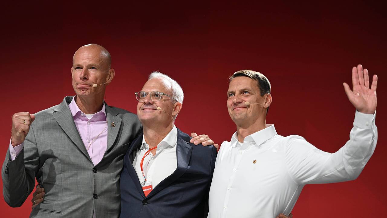 Jörn Stobbe, Jörg Alvermann und Ulf Sobek (v.l. bei der Mitgliederversammlung des 1. FC Köln am 27. September 2025.