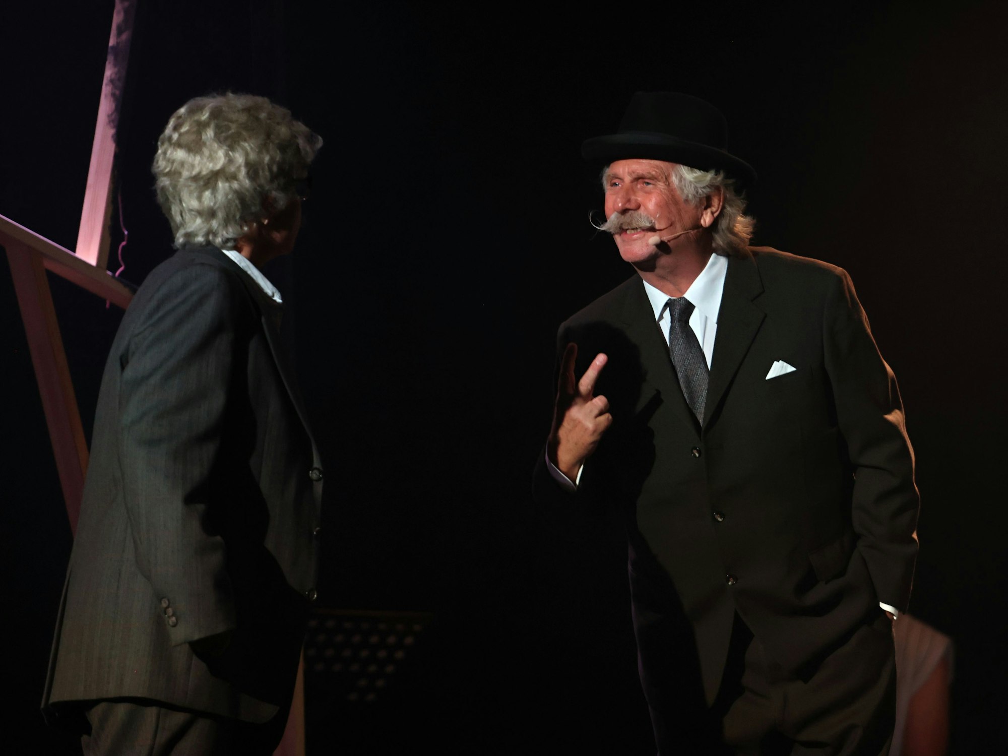 Henning Krautmacher als Konrad Adenauer.