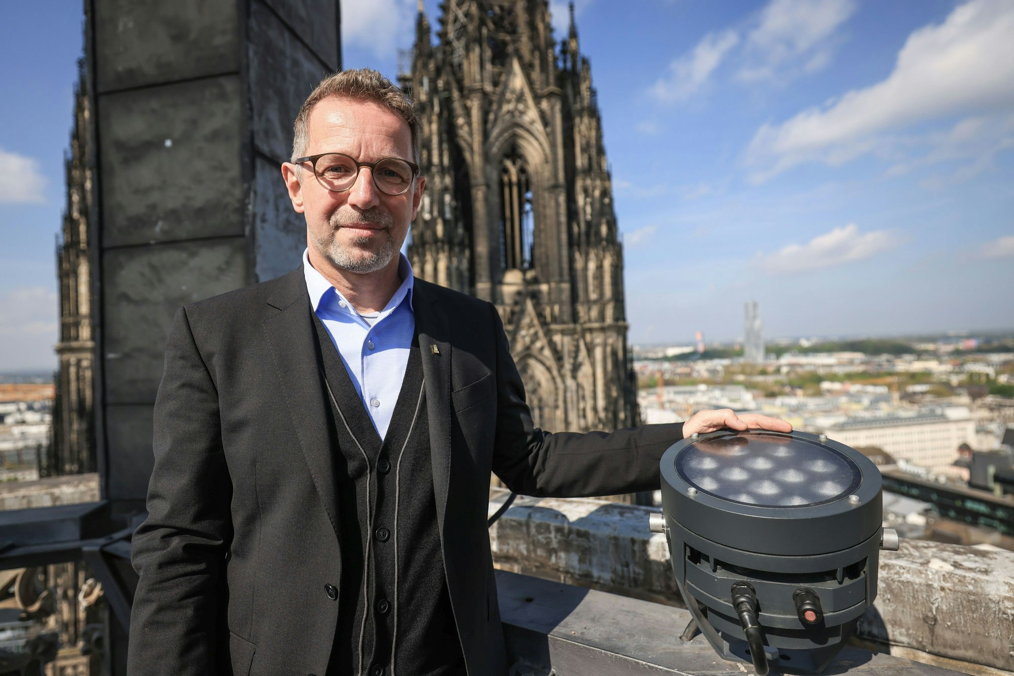 Dombaumeister Peter Füssenich im Kölner Dom.